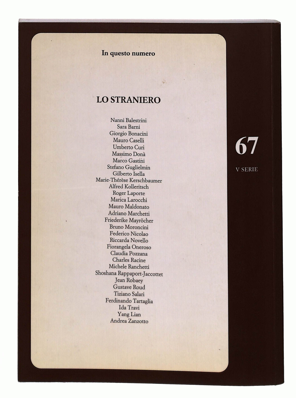 EBOND Anterem Rivista Di Ricerca Letteraria n 67 Libro LI022360