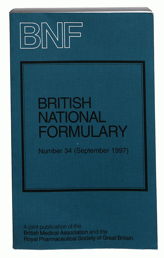 EBOND British National Formulary 1997 N. 34 Libro LI022409