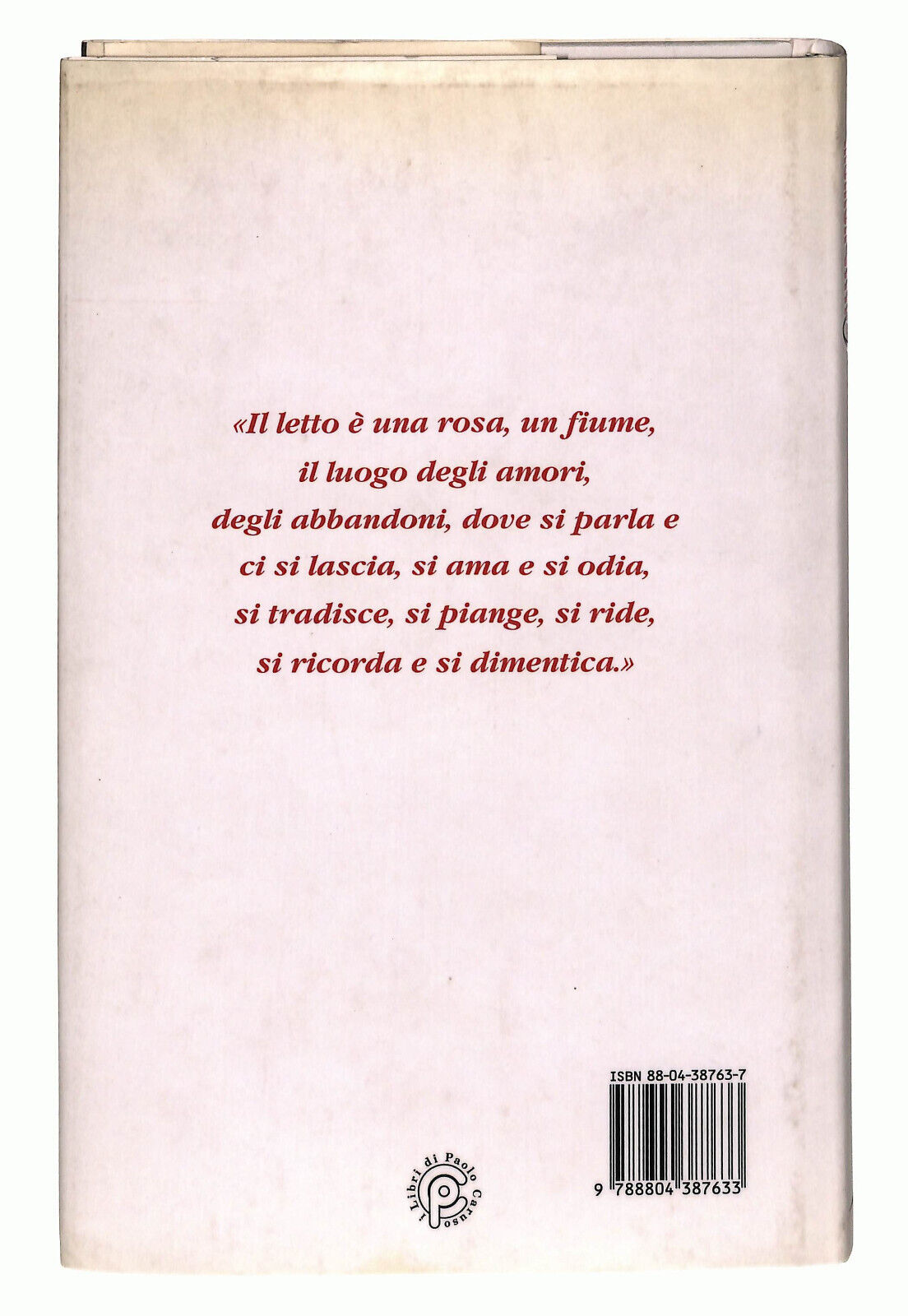 EBOND Il Letto e Una Rosa Di Monica Vitti Libro LI022550