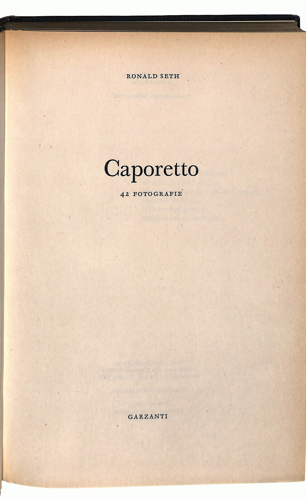 EBOND Caporetto Di Ronald Seith Collezione Memorie e Documenti Libro LI022653