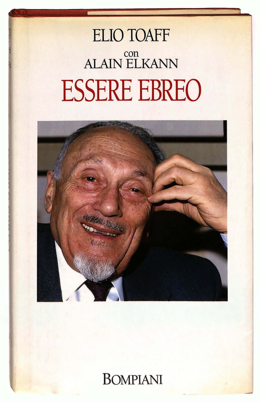 EBOND Essere Ebreo Di Elio Toaff e Alain Elkann 1995 Libro LI022863