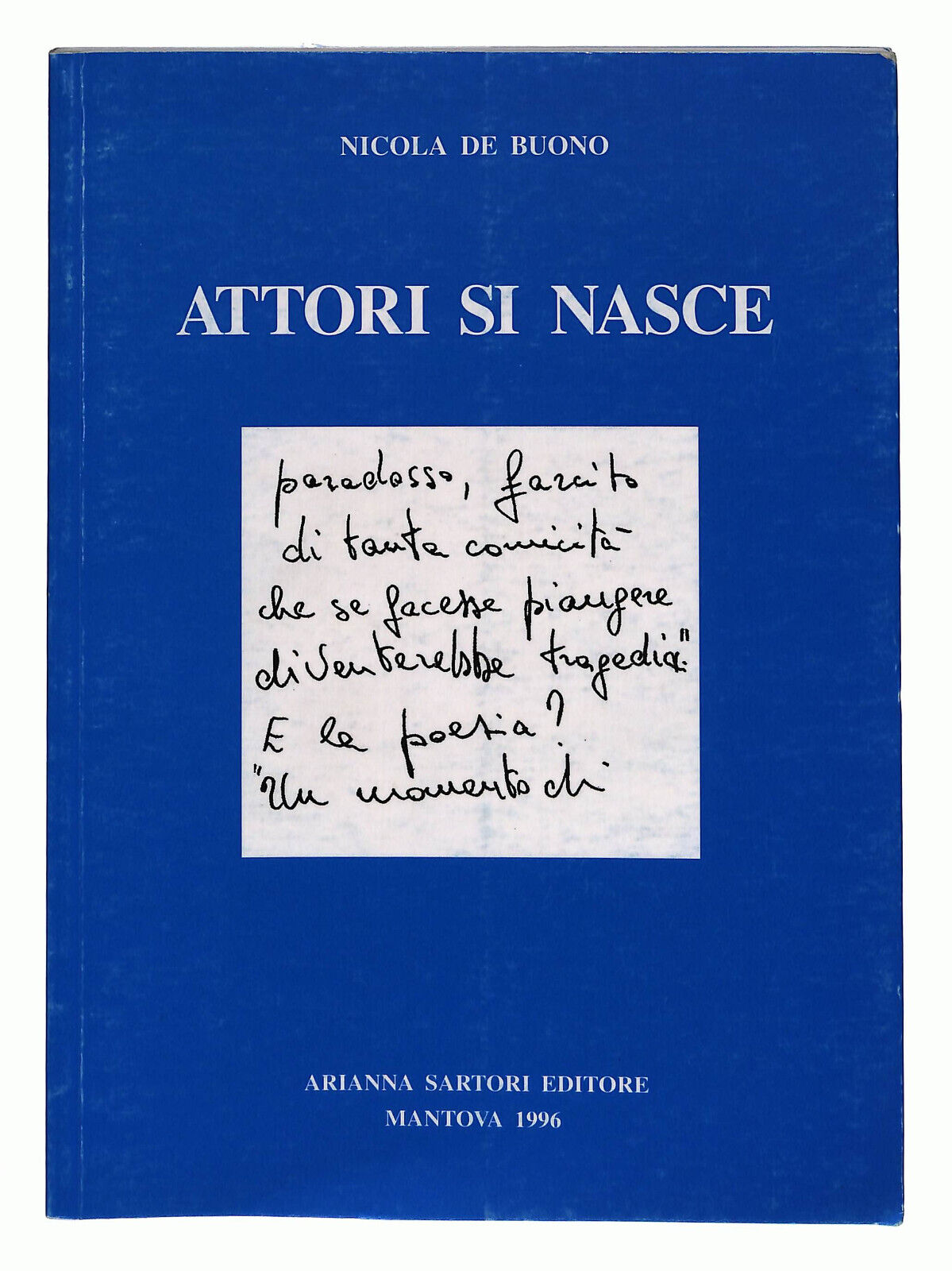 EBOND Attori Si Nasce Di Nicola De Buono Libro LI023262