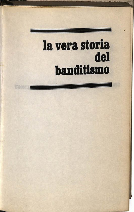 EBOND La Vera Storia Del Banditismo Gangster Contro G-men Libro LI023312