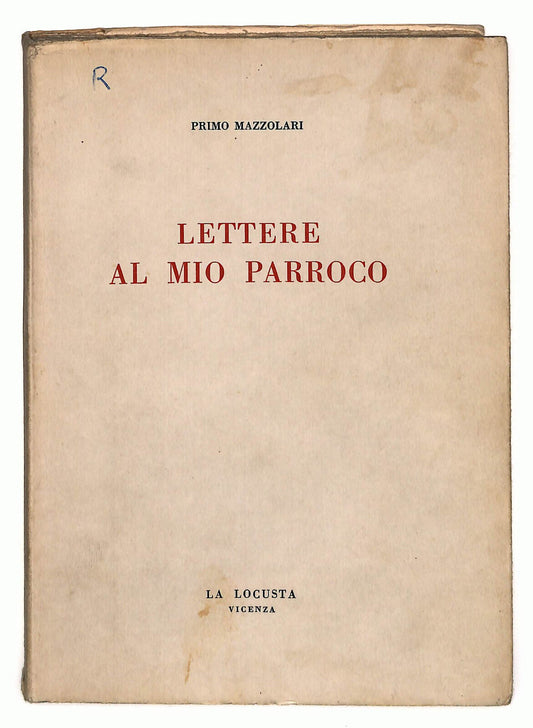 EBOND Lettere Al Mio Parroco Di Primo Mazzolari La Locusta Vicenza Libro LI023410