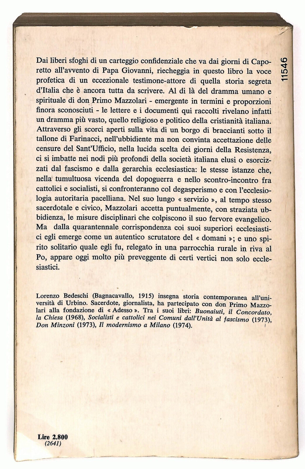 EBOND Obbedientissimo In Cristo Lettere Di Don Primo Mazzolari Libro LI023414