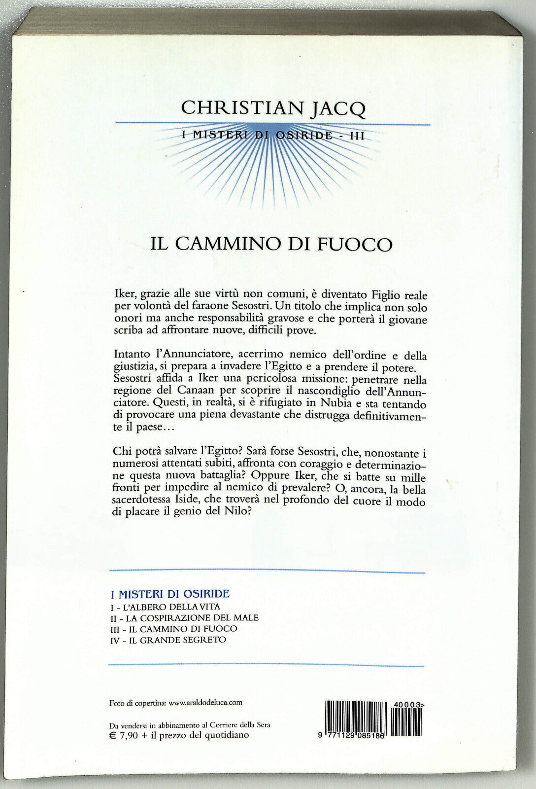 EBOND I Misteri Di Osiride Iii Il Cammino Di Fuoco Christian Jacq Libro LI023506