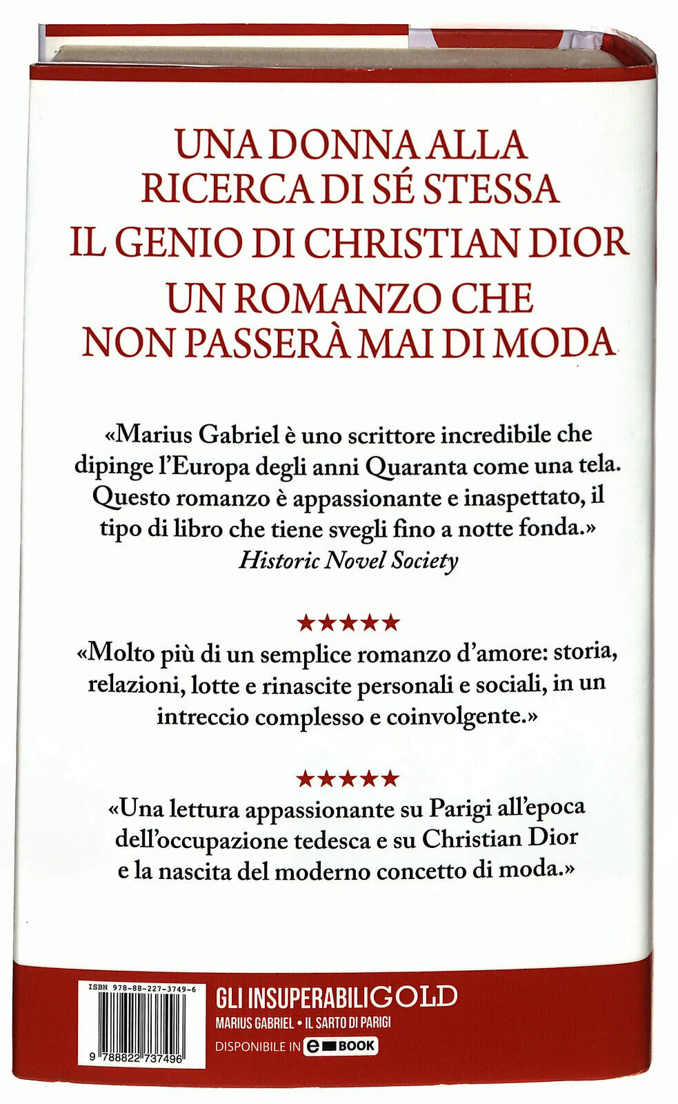 EBOND Il Sarto Di Parigi Di Marius Gabriel Libro LI023509