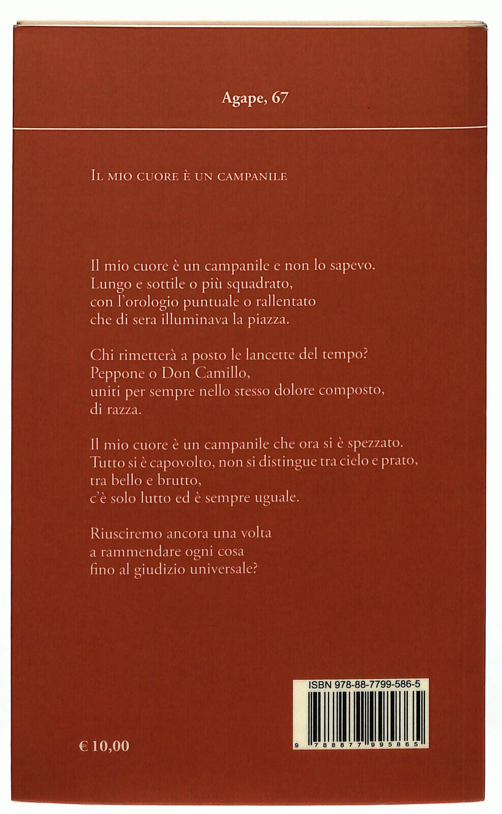 EBOND Il Mio Cuore e Un Campanile Poesie Di Manuela Bellodi Libro LI023513