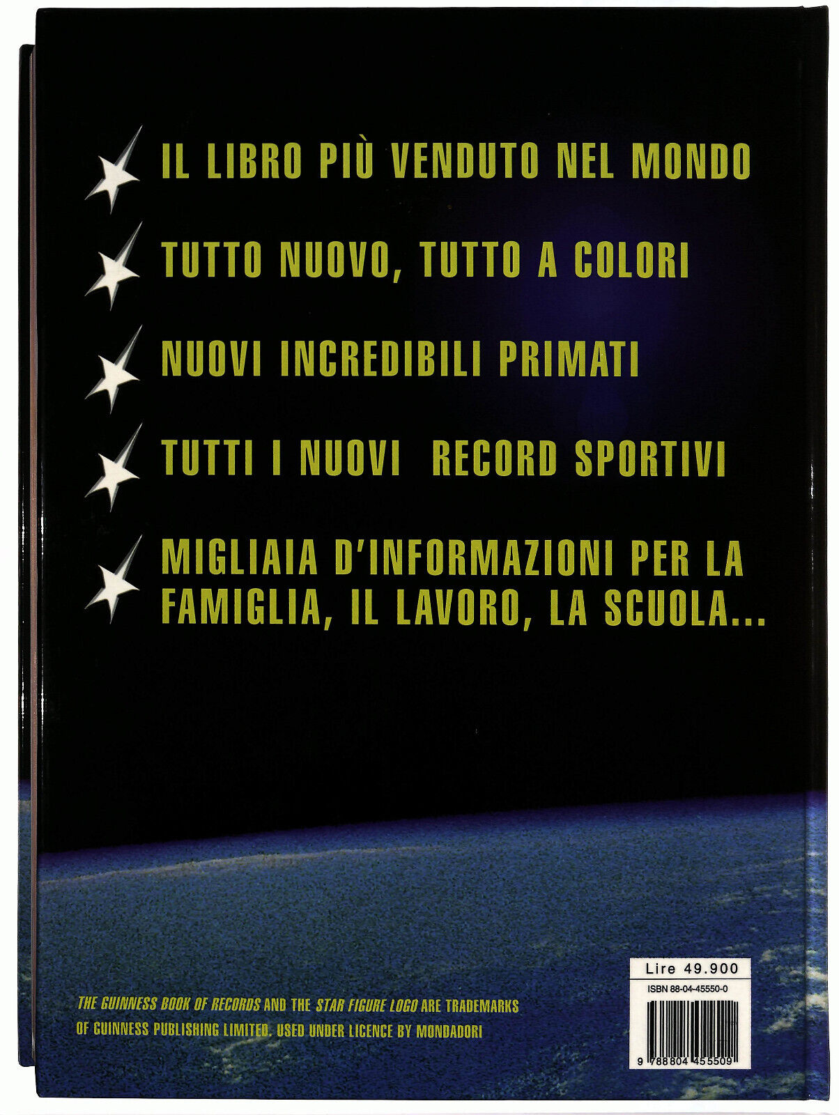 EBOND Il Guinness Dei Primati 1999 Mondadori Libro LI023705