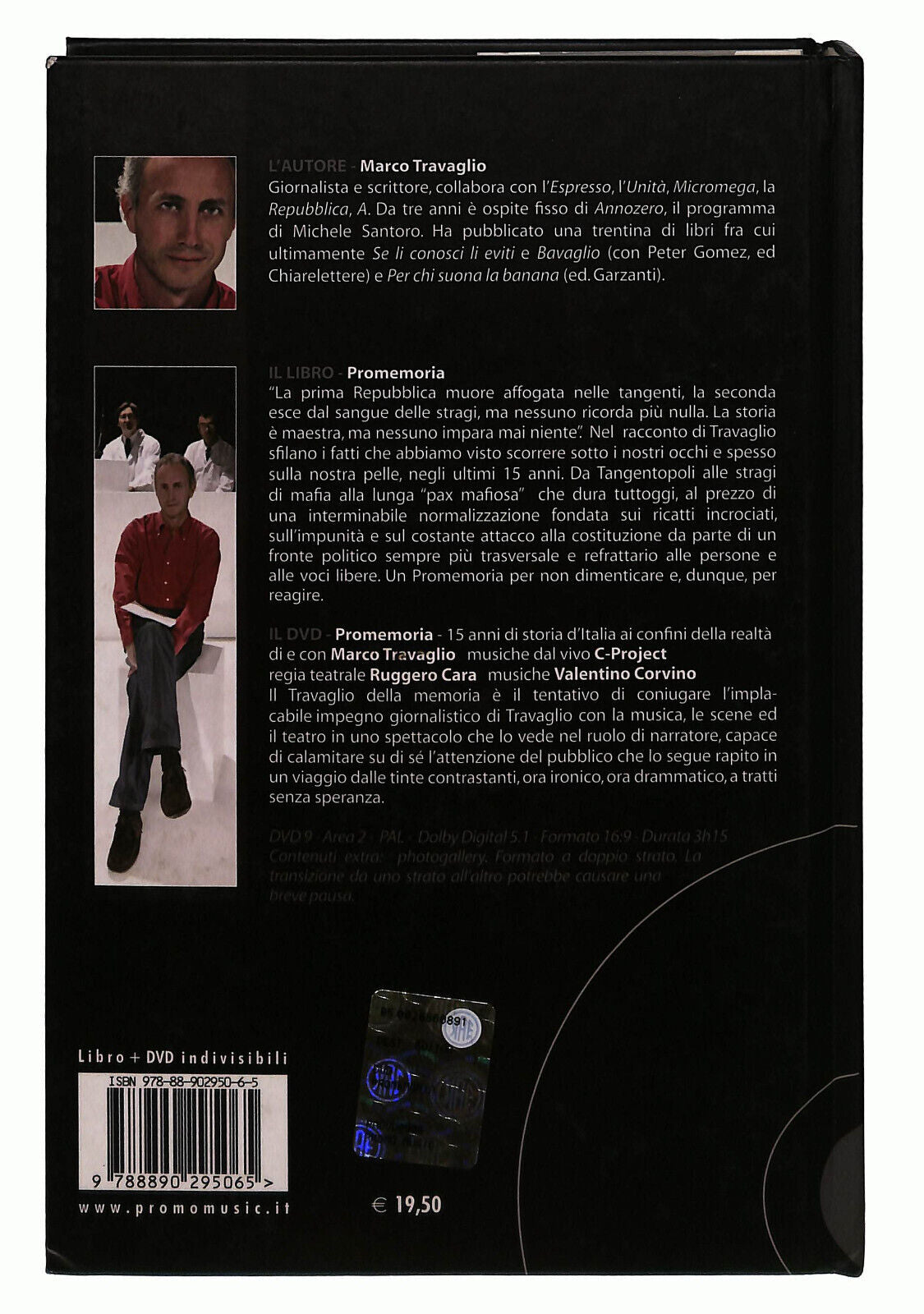 EBOND Promemoria Di Marco Travaglio Con DVD Libro LI023808