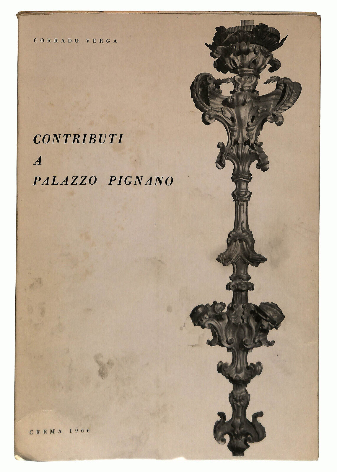 EBOND Contributi a Palazzo Pignano Di Corrado Verga Libro LI023851