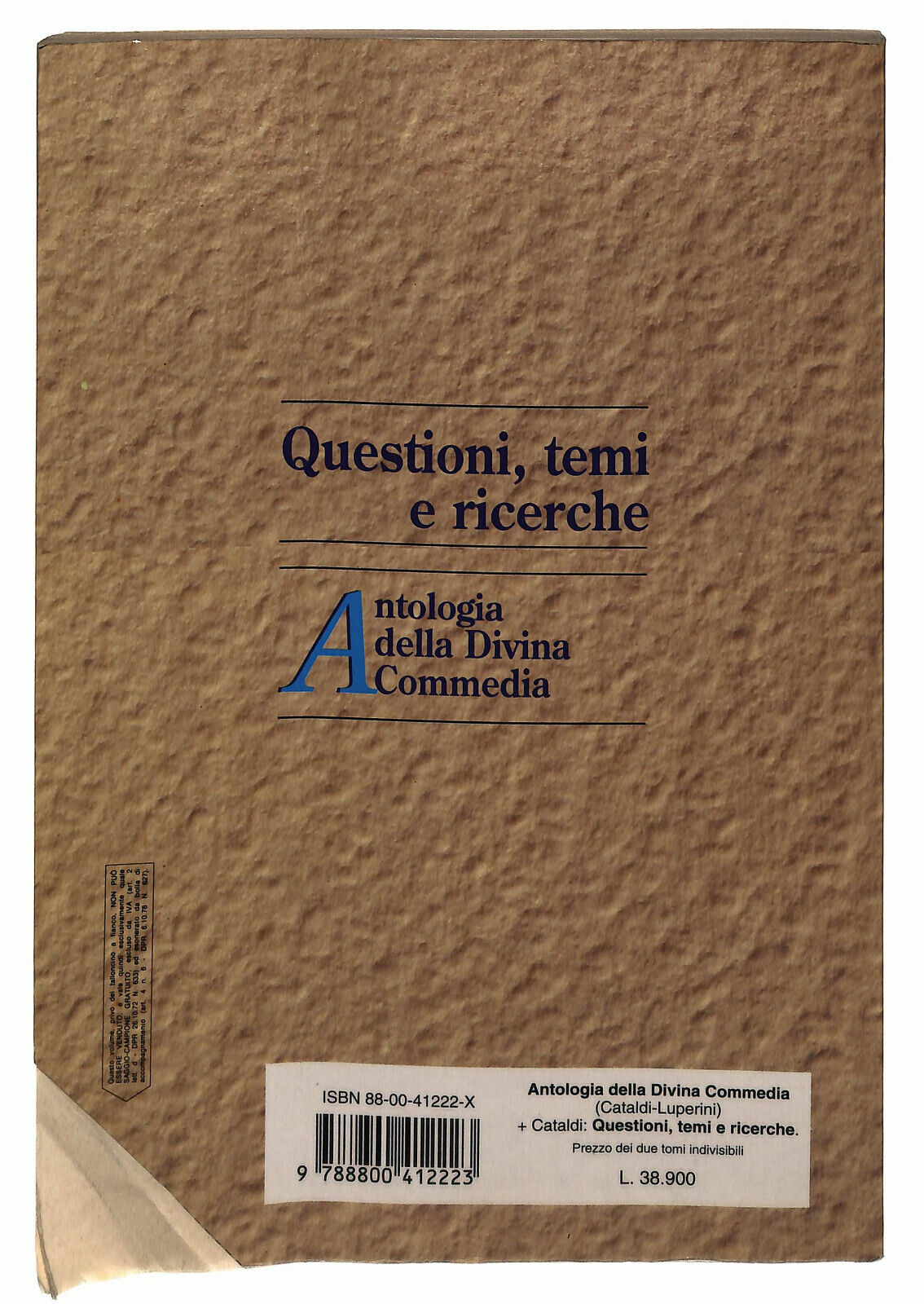EBOND Questioni, Temi e Ricerche Di Pietro Cataldi Libro LI023902