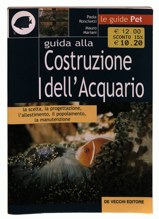 EBOND Guida Alla Costruzione Dell'acquario De Vecchi Editore Libro LI023967