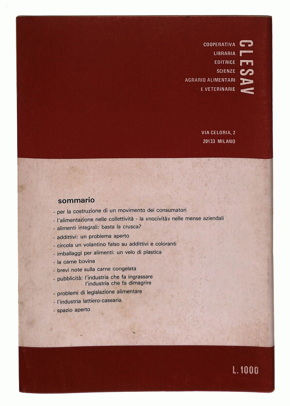 EBOND Quaderni Di Controinformazione Alimentare Vol 3 Clesav Edit Libro LI024312