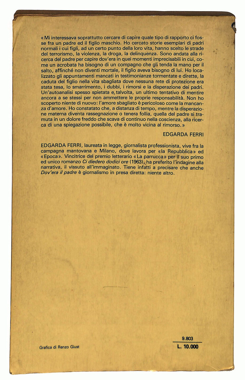EBOND Dov'era Il Padre Di Edgarda Ferri Libro LI024615