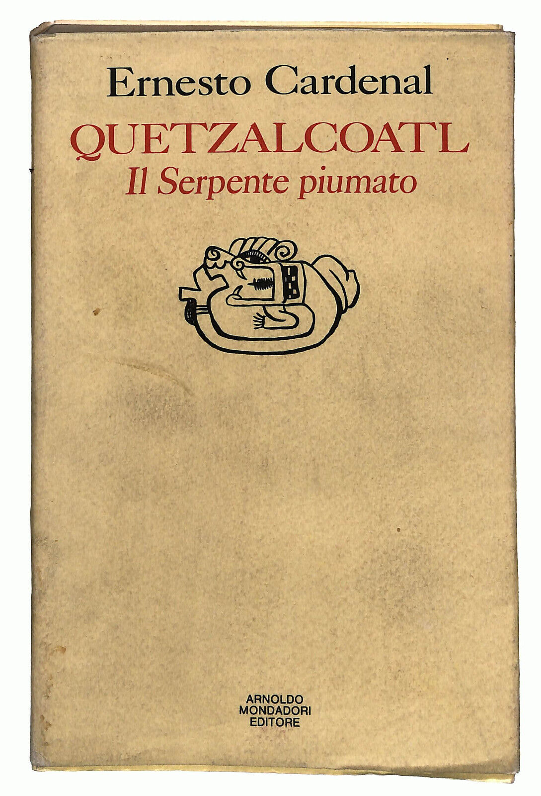 EBOND Quetzalcoatl Di Ernesto Cardenal Mondadori 1989 1a Edizione Libro LI024903