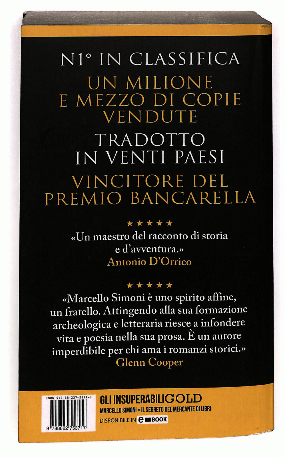 EBOND Il Segreto Del Mercante Di Libri Di Marcello Simoni Libro LI025067