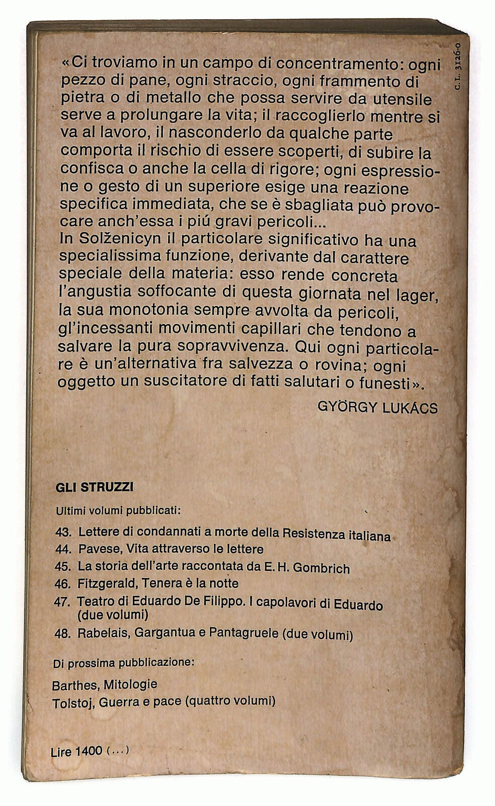 EBOND Una Giornata Di Ivan Denisovic La Casa Di Matrjona Alla.. Libro LI025210