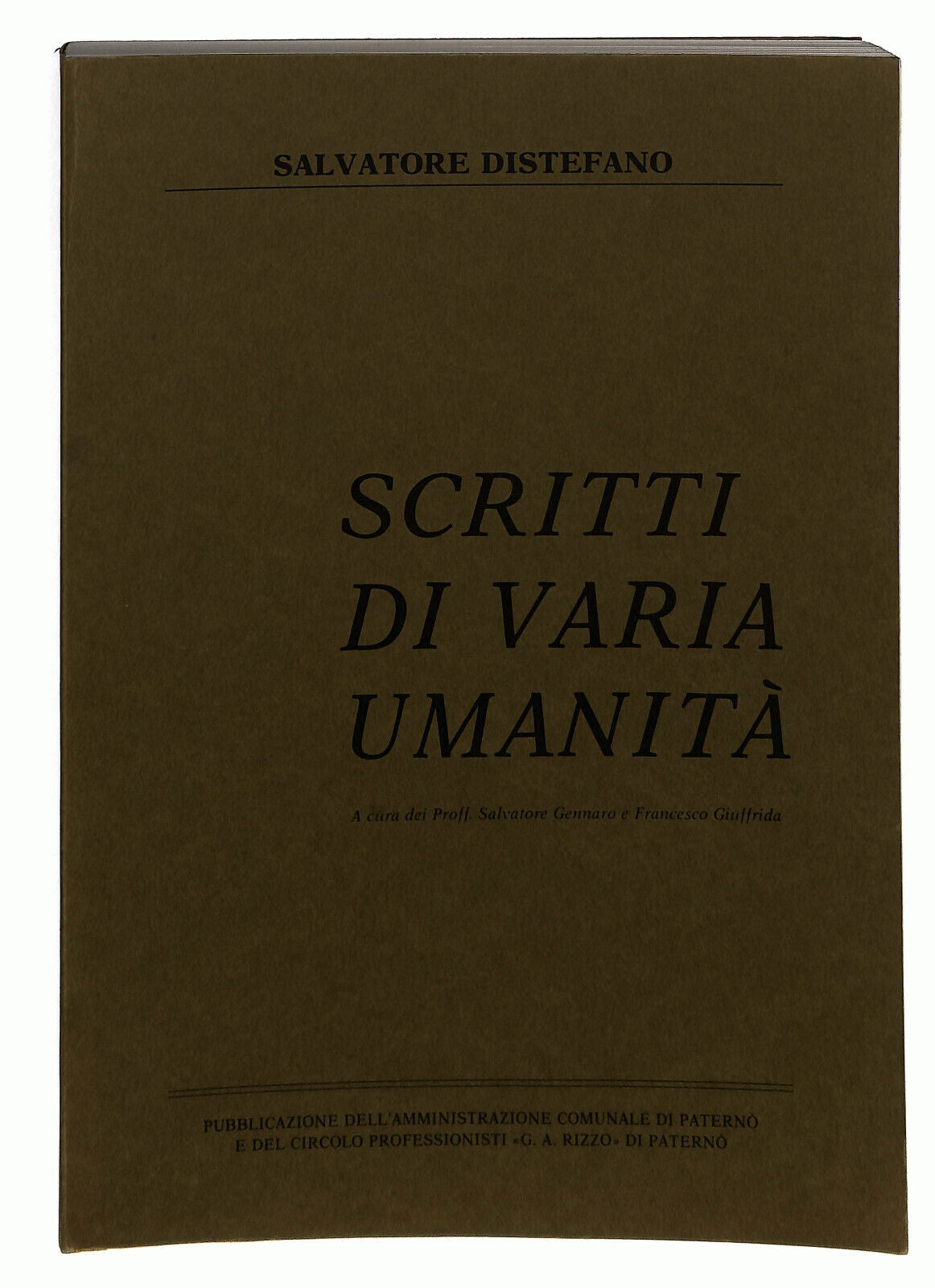 EBOND Scritti Di Varia Umanita Di Salvatore Distefano Libro LI025303