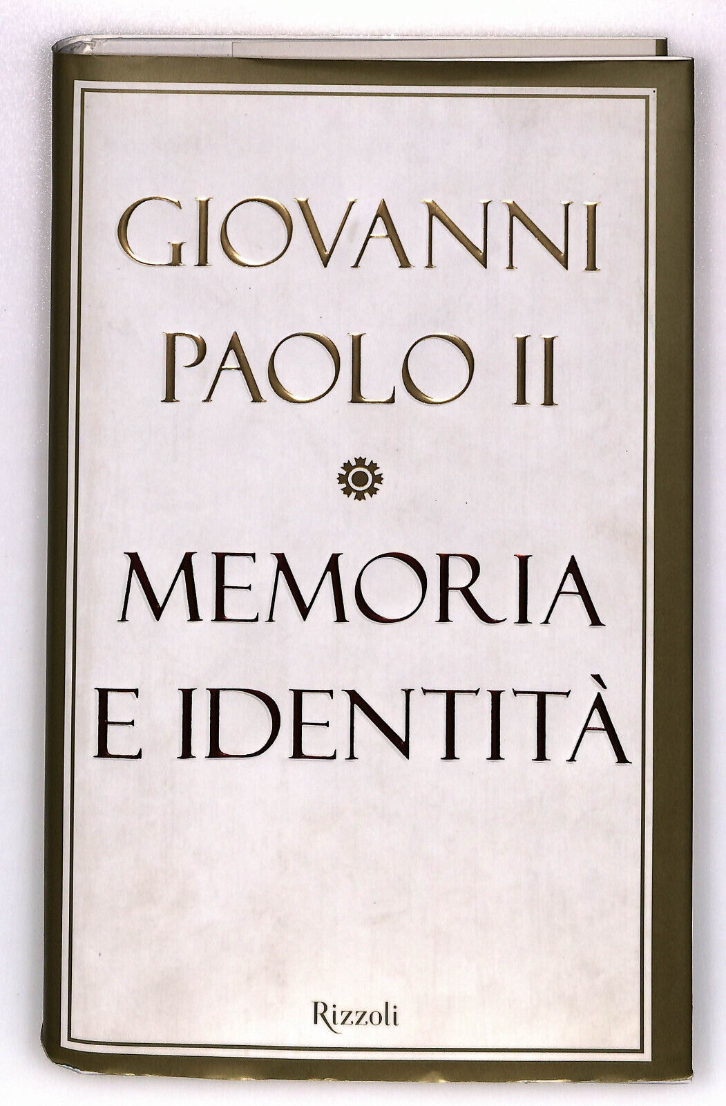 EBOND Giovanni Paolo Ii Memoria e Identita Libro LI025566