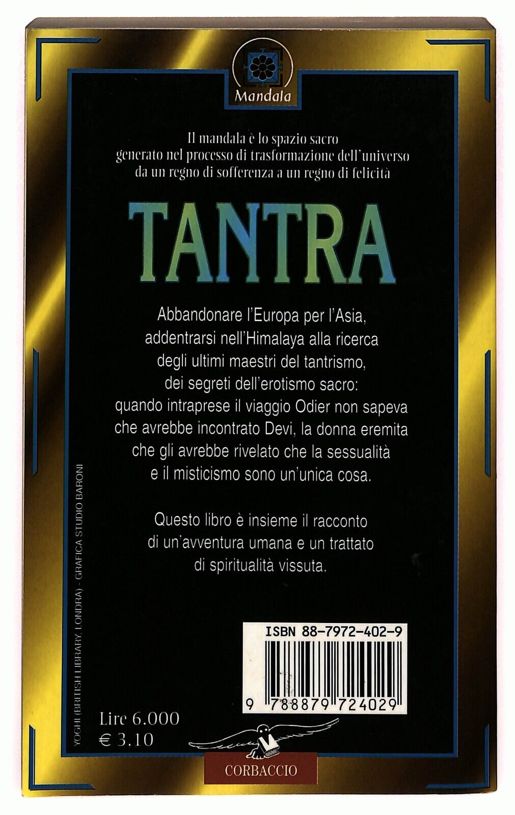 EBOND Tantra L'iniziazione Di Un Occidentale All'amore Assoluto Libro LI025668