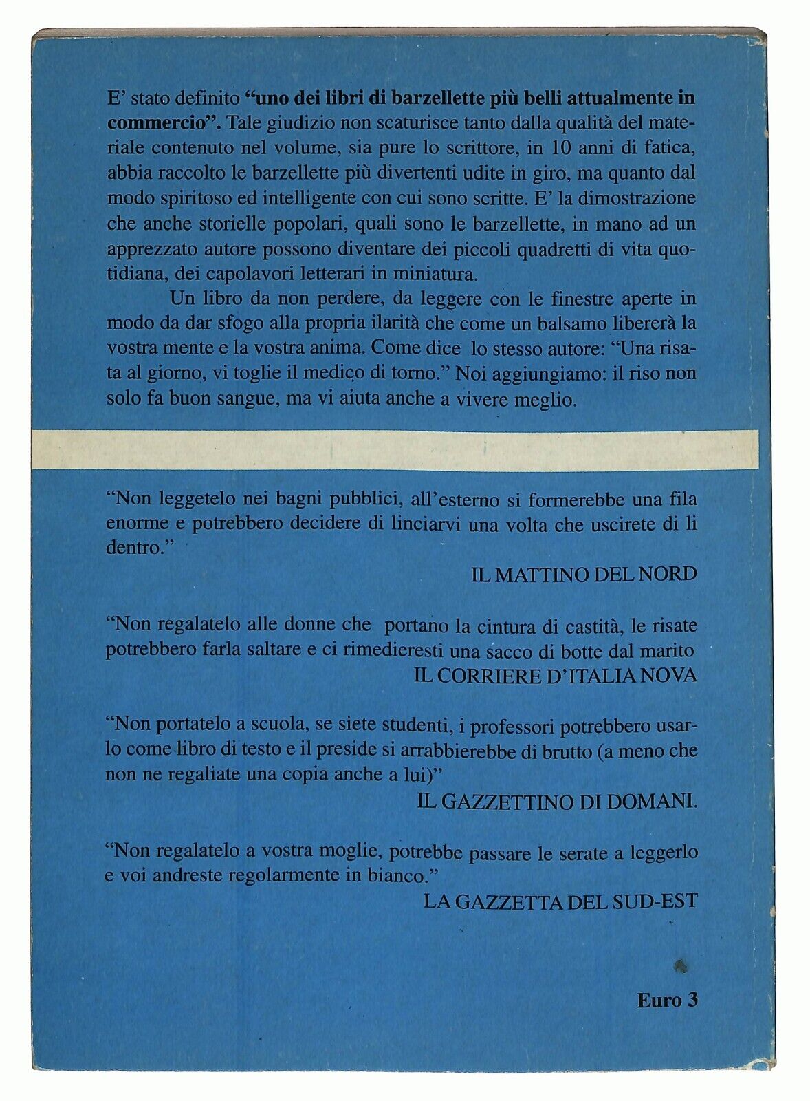 EBOND La Sai L'ultima? Barzellette Gianni Gargione Libro LI025808