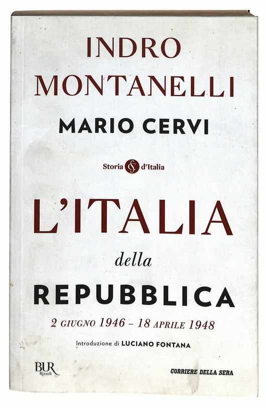 EBOND L'italia Della Repubblica Indro Montanelli Mario Cervi Libro LI025813