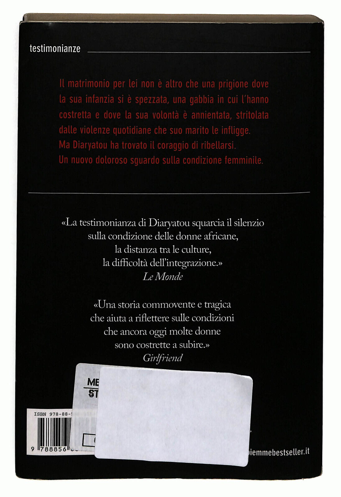 EBOND La Schiava Bambina Di Diaryatou Piemme 2007 Libro LI025911