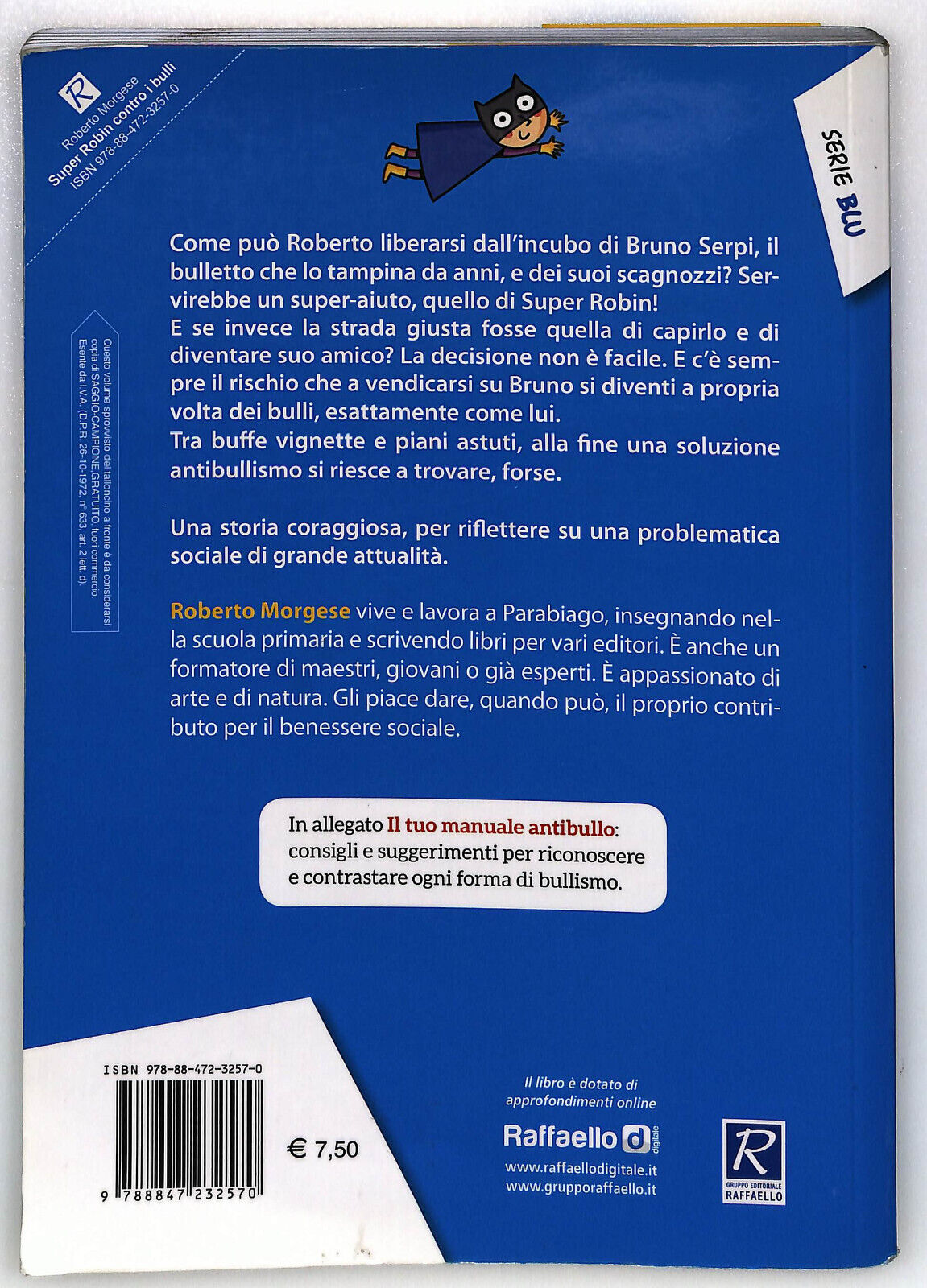 EBOND Super Robin Contro i Bulli Di Roberto Morgese Libro LI025956