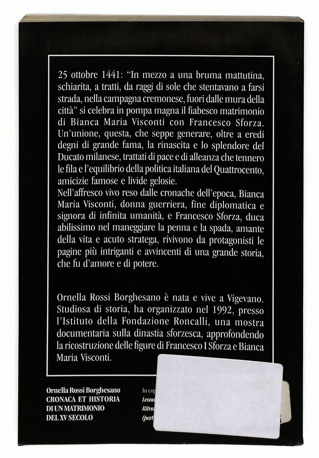 EBOND Cronaca Et Historia Di Un Matrimonio Del Xv Secolo Libro LI026002