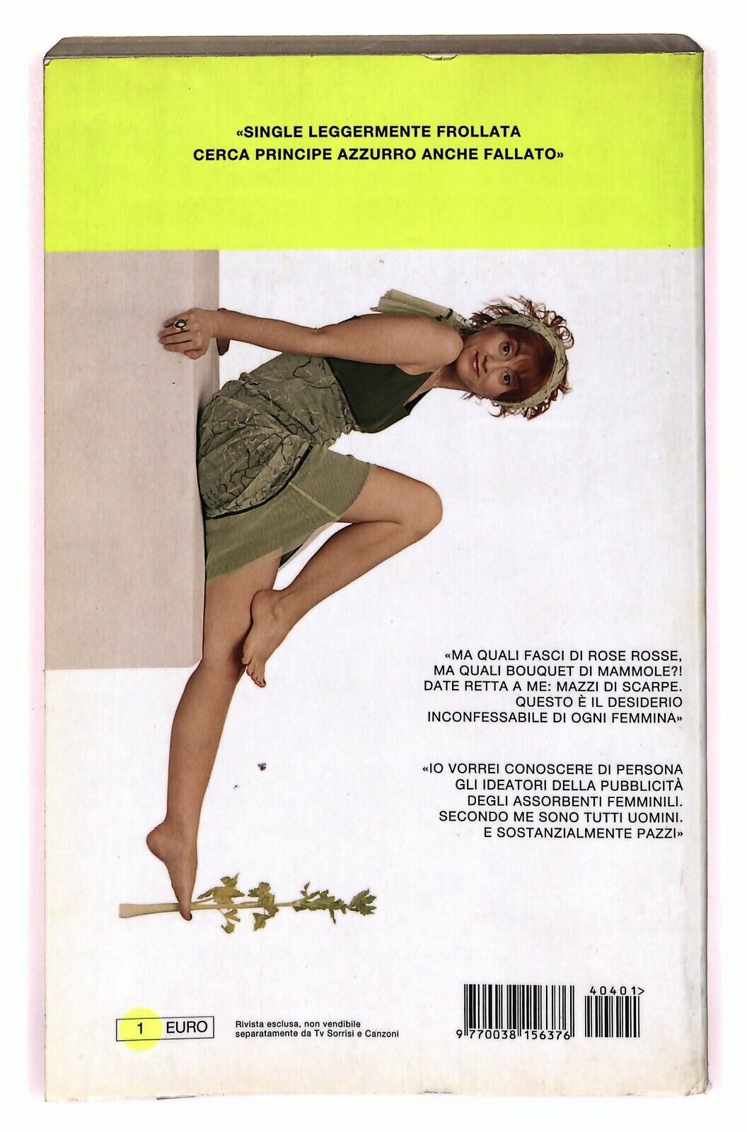 EBOND Sola Come Un Gambo Di Sedano Di Luciana Littizzetto 2003 Libro LI026206