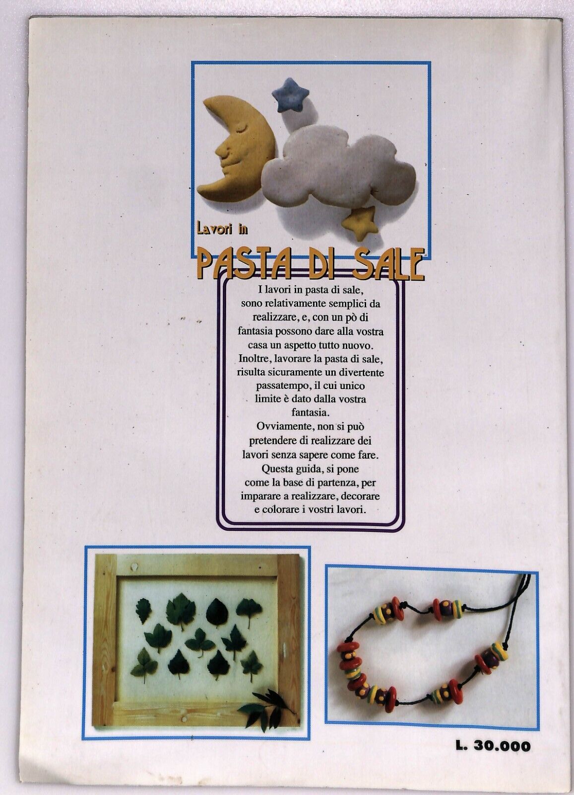 EBOND Lavori In Pasta Di Sale Edizioni Europa 1999 Libro LI026259