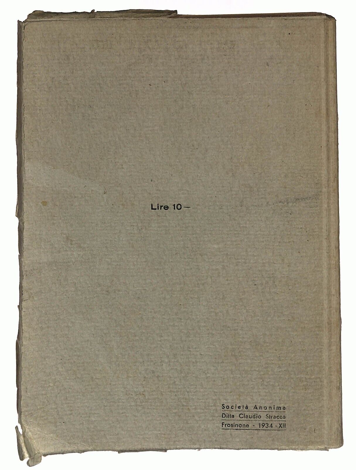 EBOND Vivere Sani Consigli Di Un Medico E. Della Seta 1934 Libro LI026261