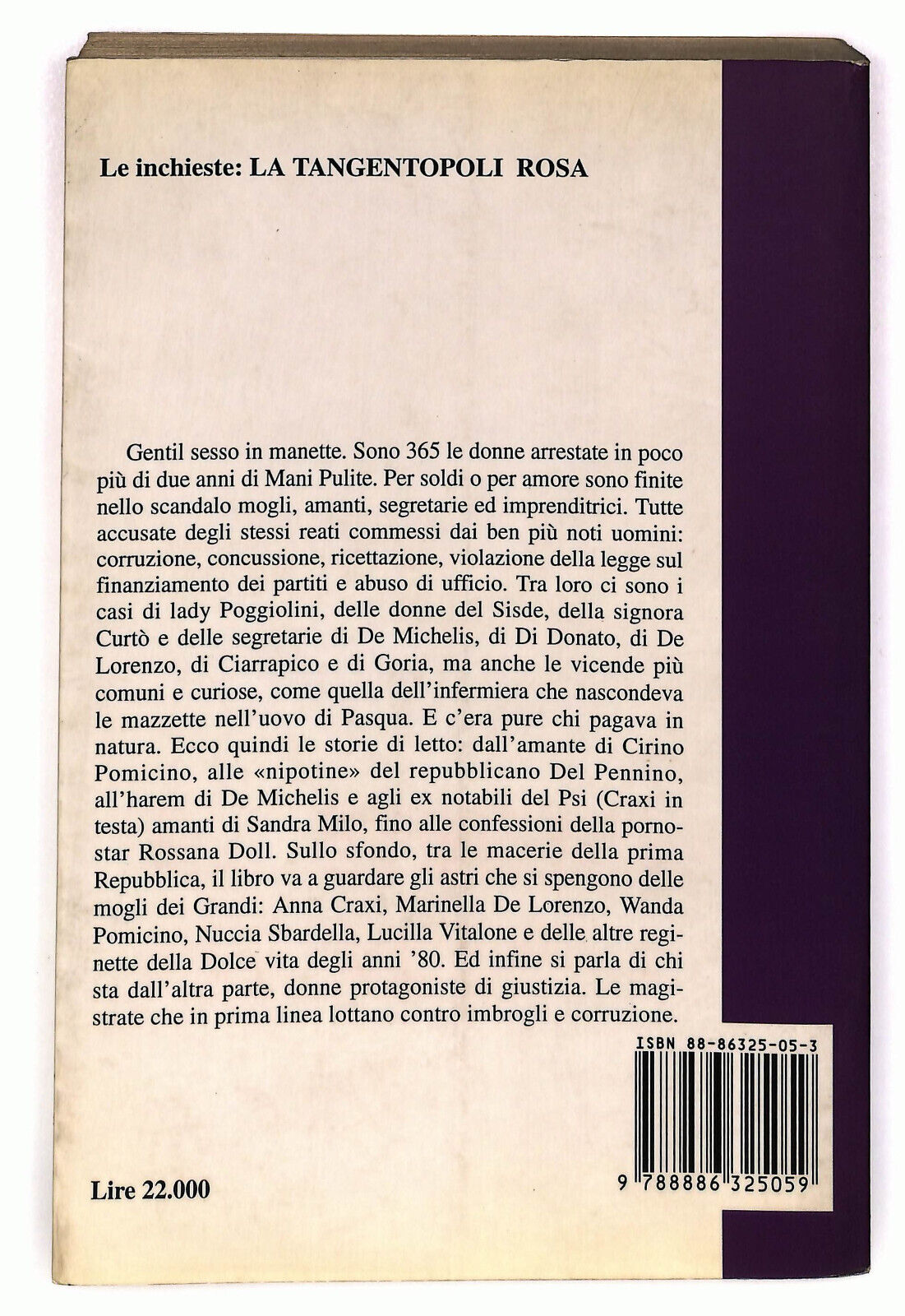 EBOND Le Signore Delle Tangenti Di Franco Bechis e Monica Mondo Libro LI026412