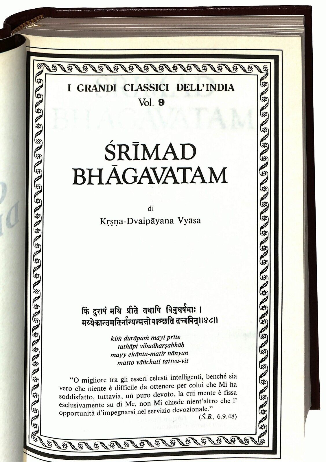 EBOND I Grandi Classici Dell'india Vol 1 Srimad Bhagavatam Libro LI026557