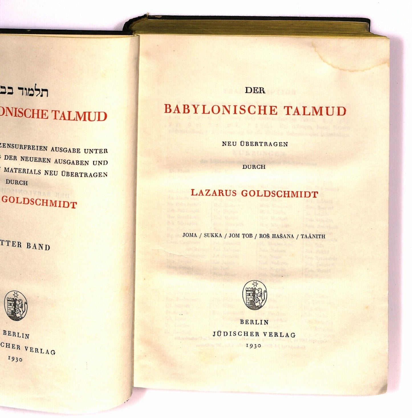 EBOND Der Babylonische Talmud Goldschmidt Lazarus Verlag Biblion, Libro LI026561