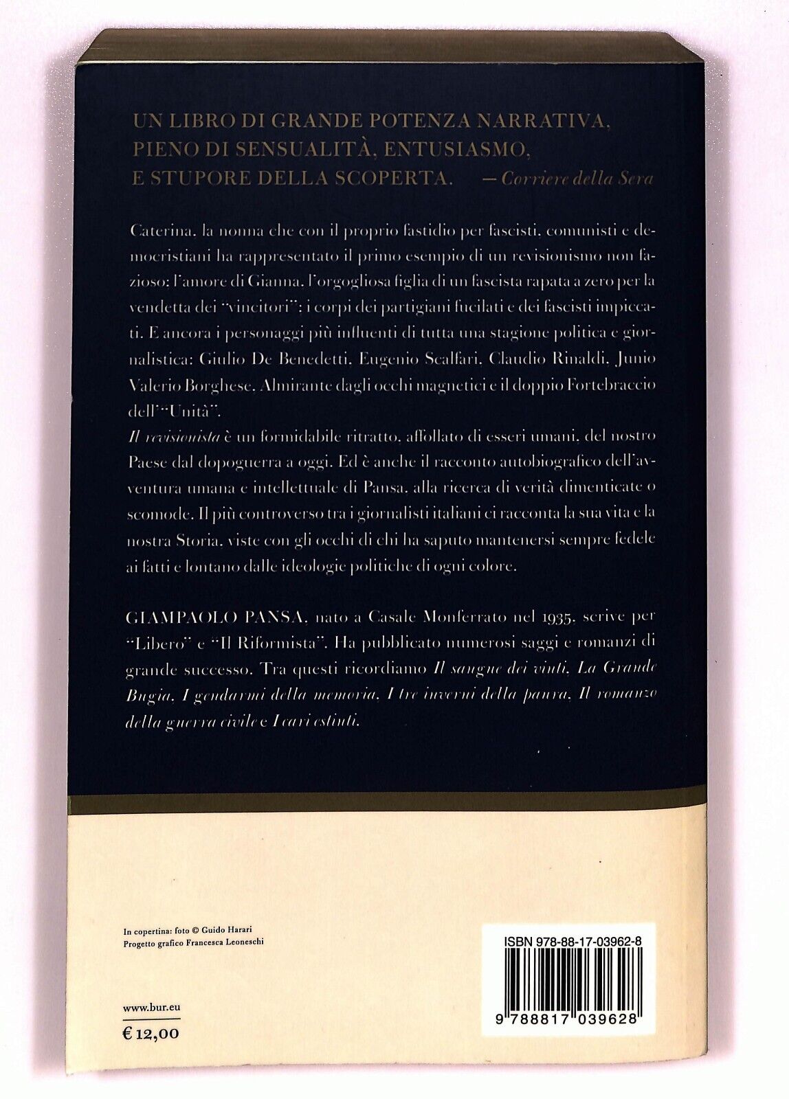 EBOND Il Revisionista Pansa Giampaolo Bur 2010 Libro LI026602