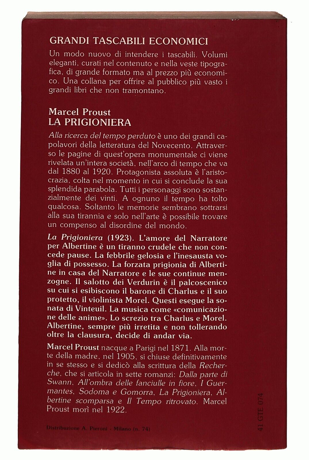 EBOND Proust Alla Ricerca Del Tempo Perduto La Prigioniera Newton Libro LI026706