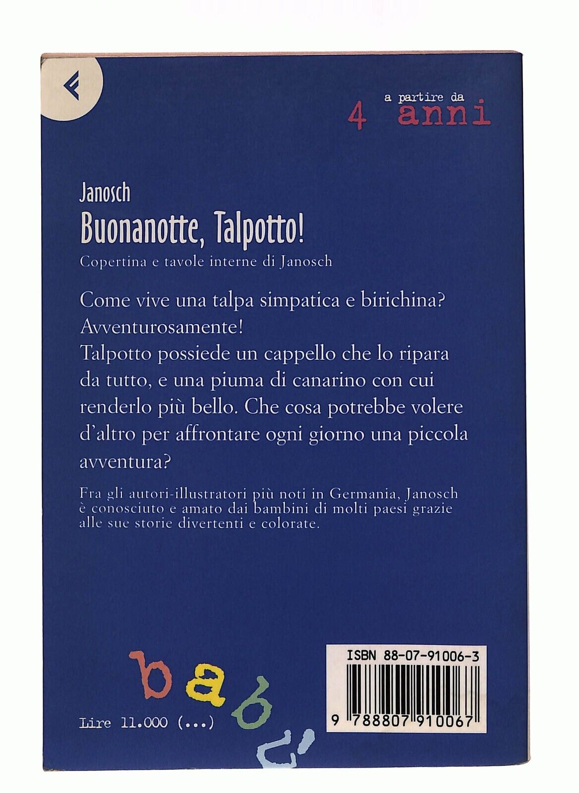 EBOND Buonanotte, Talpotto! Libro LI026809