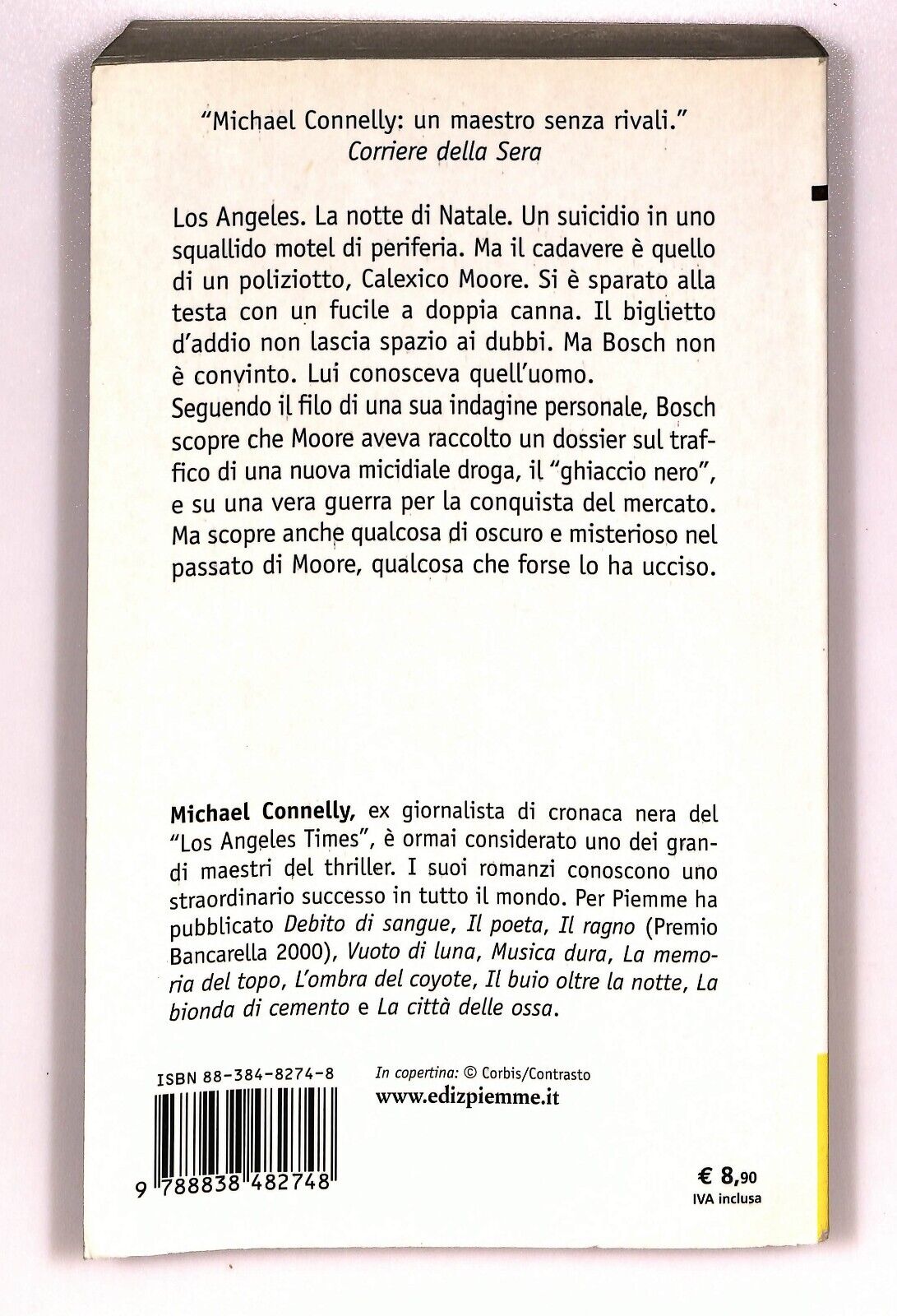 EBOND Ghiaccio Nero Michael Connelly Piemme 2004 Libro LI026911