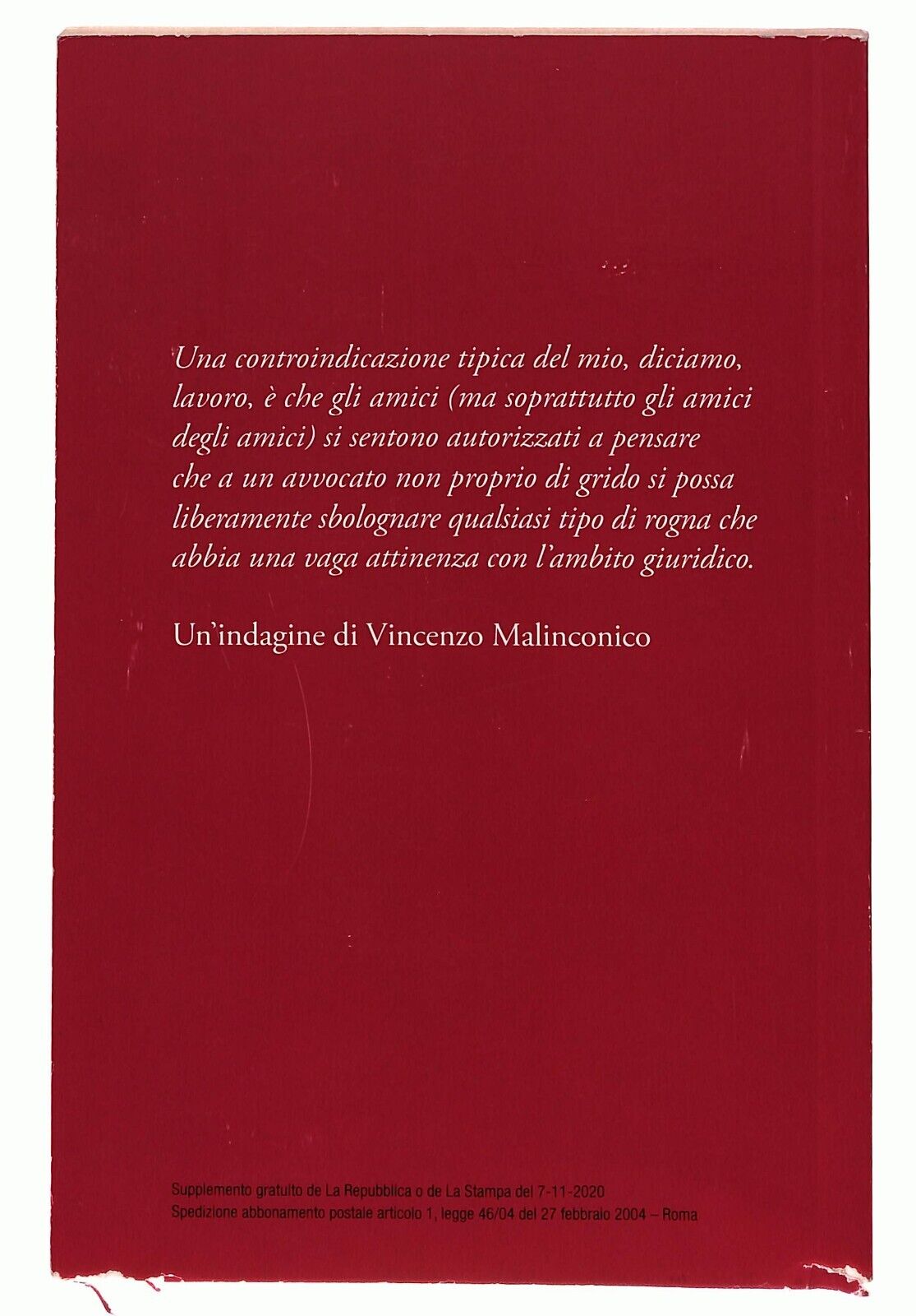EBOND Patrocinio Gratuito Diego De Silva Vol.9 La Repubblica Libro LI026916