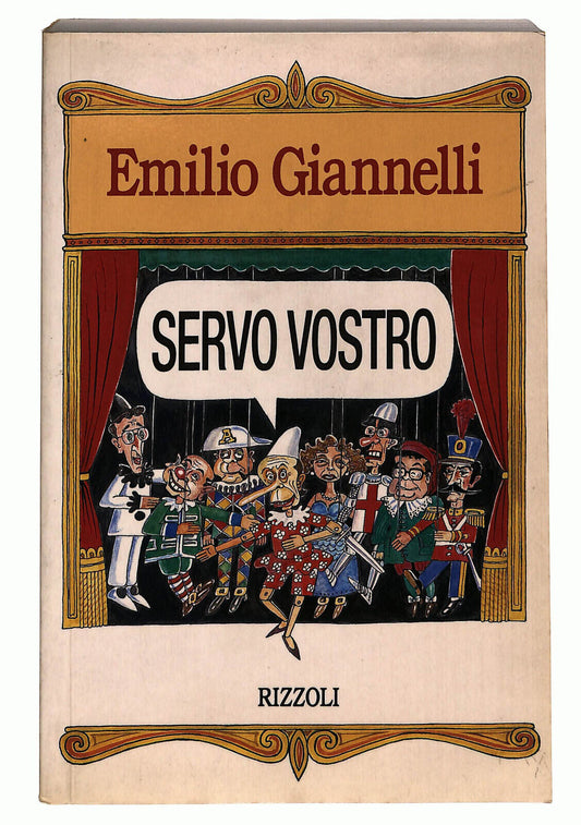 EBOND Servo Vostro Di Emilio Giannelli Rizzoli Ed. 1995 Libro LI027108