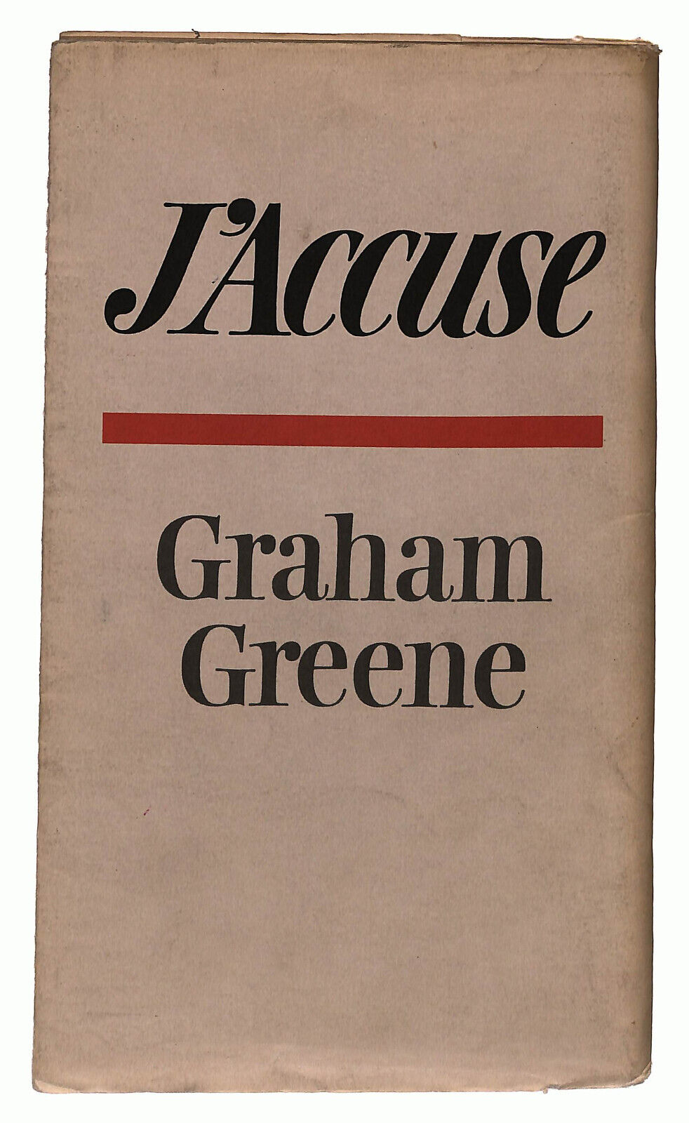 EBOND J'accuse Di Graham Greene Libro LI027510