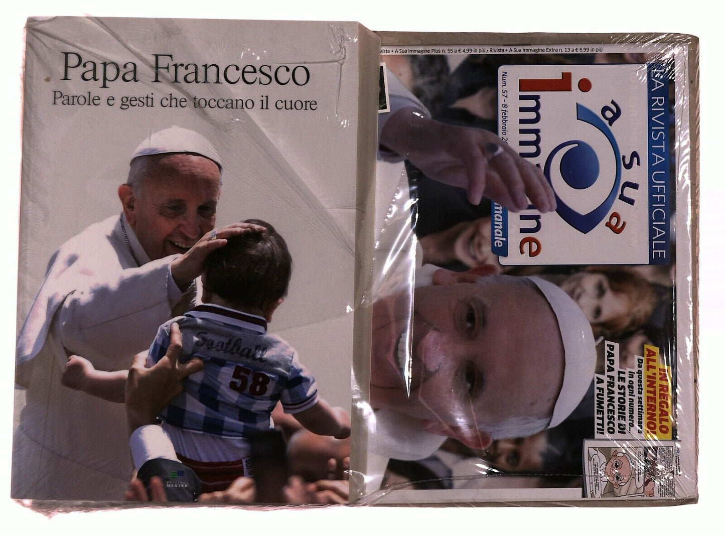 EBOND Papa Francesco Parole e Gesti + Rivista a Sua Immagine 2014 Libro LI027604