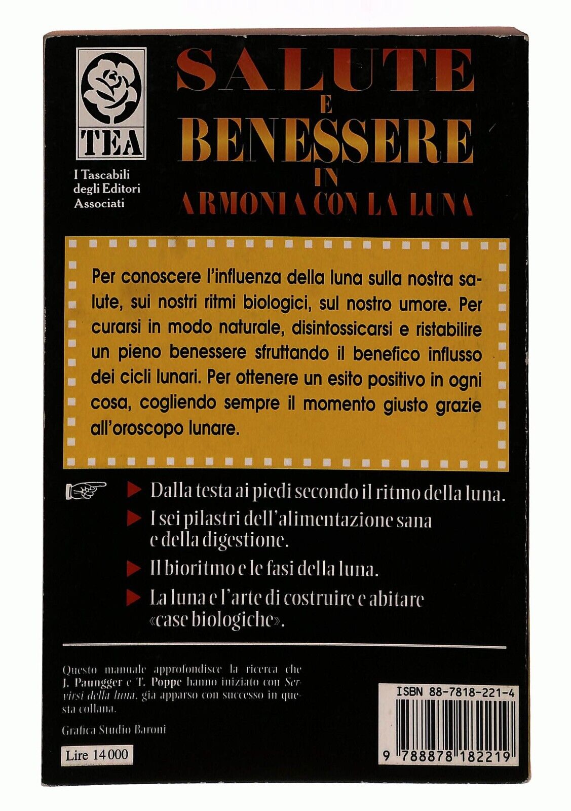 EBOND Salute E Benessere In Armonia Con Le Fasi Della Luna 1997 Libro LI027855