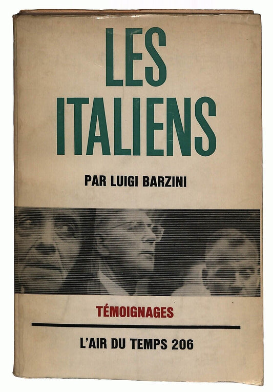 EBOND Les Italiens Testo In Francese Barzini Luigi Libro LI027914