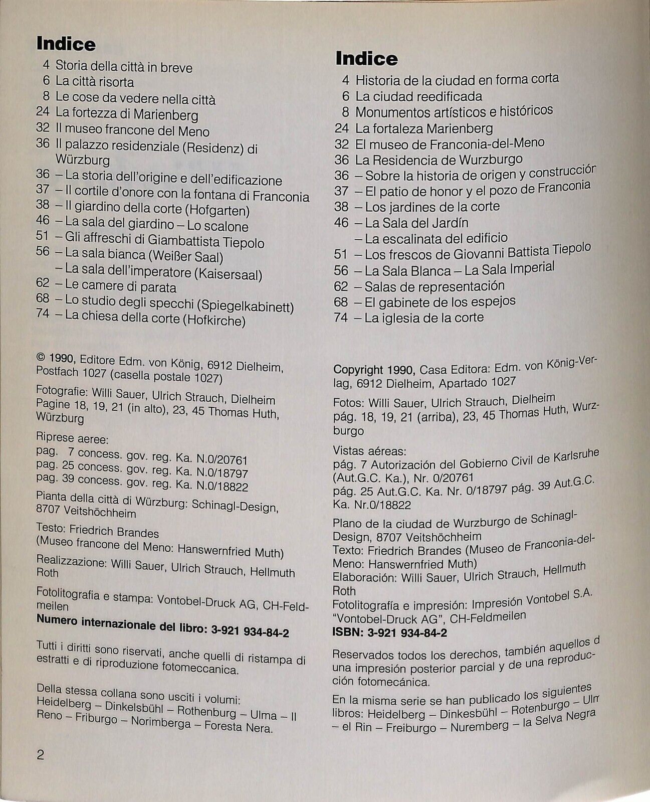 EBOND Wurzburg Una Citta Piena Di Vita Guida In Italiano Spagnolo Libro LI027927