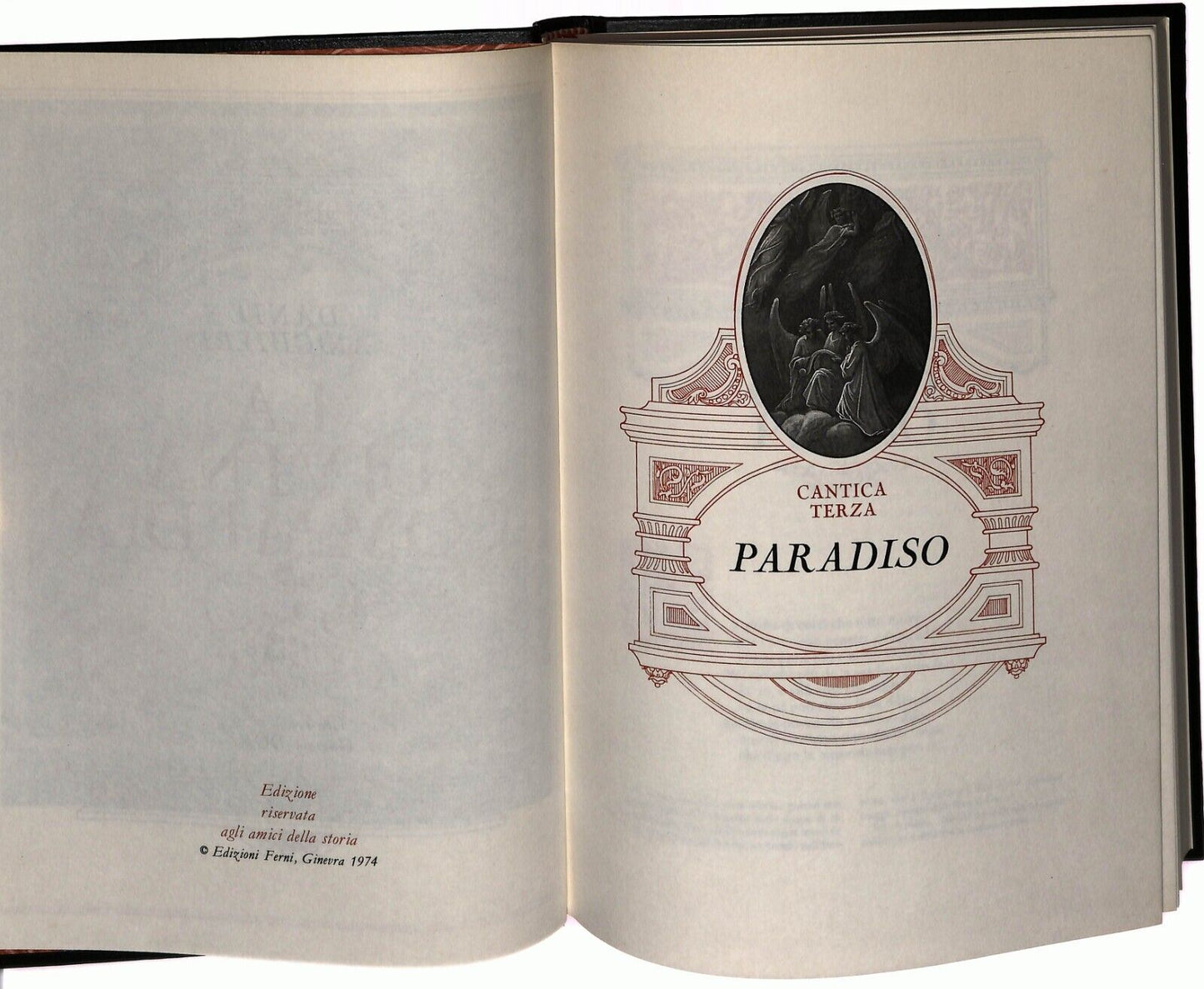 EBOND La Divina Commedia Vol Iii Dante Alighieri Ginevra 1974 Libro LI028007