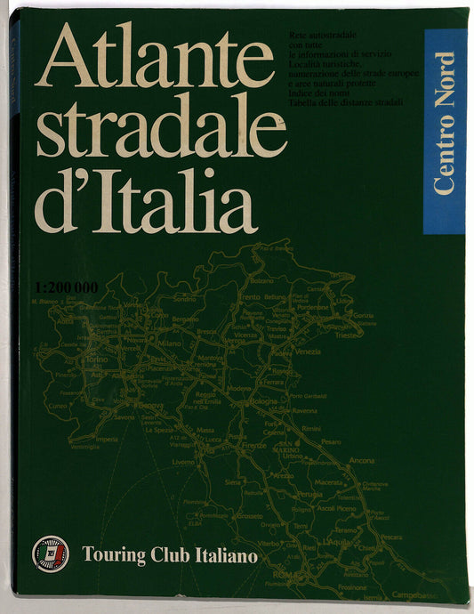 EBOND Atlante Stradale D'italia Centro Nord Touring Club Italiano Libro LI028655