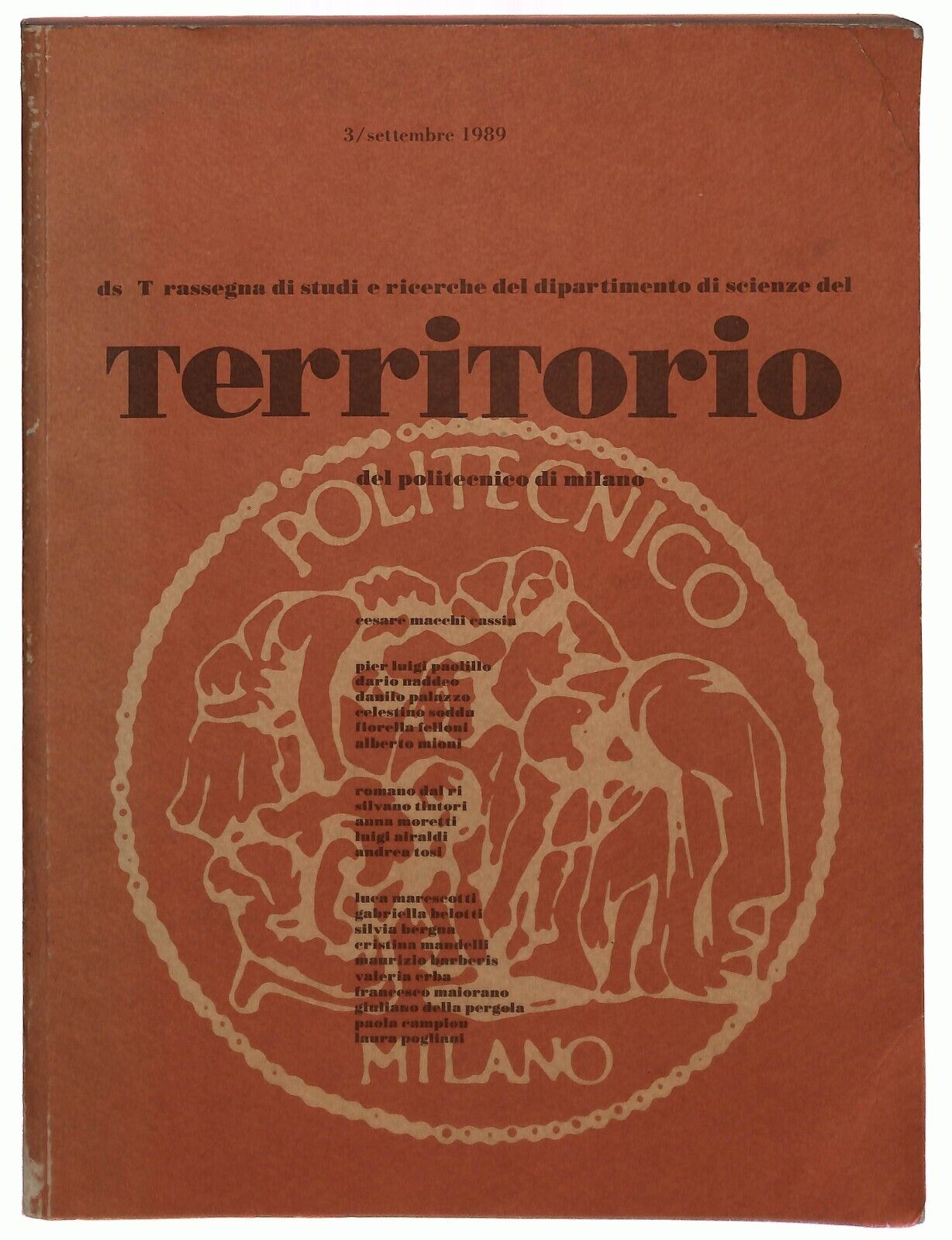 EBOND DS T Rassegna Di Studi e Ricerche Dipartimento Territorio Libro LI028908